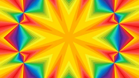LGBT Rainbow Abstract Psychedelic Animation Background, Stock Footage 237466007