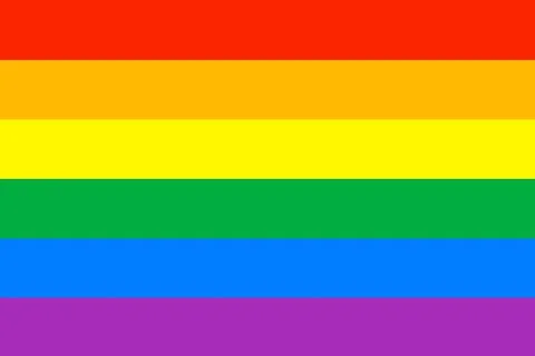 LGBT rainbow flag Stock Illustration