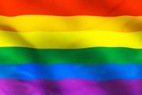 LGBT rainbow flag Stock Illustration