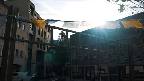 LGBT Rainbow Flags In The Wind Video stock 96940432