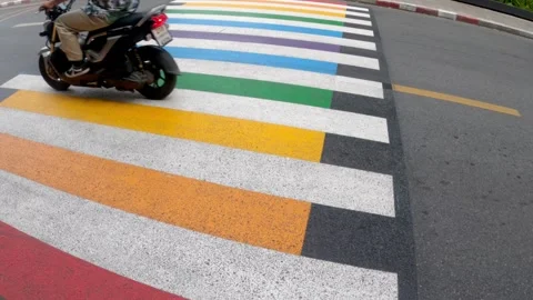 LGBT rainbow pride flag Stock Footage 274041947