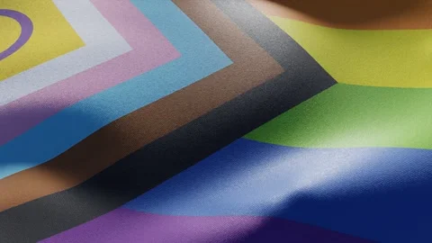 LGBTQ+ flag background Stock-Footage 276497515