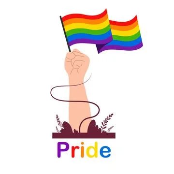 Lgbtq icon illustration vector element for pride month and lgbtq event Stock-Illustration