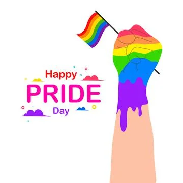 Lgbtq icon illustration vector element for pride month and lgbtq event Stock Illustration