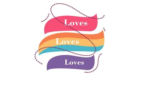 Lgbtq icon illustration vector element for pride month and lgbtq event Illustrazione stock