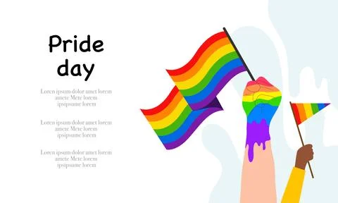 Lgbtq icon illustration vector element for pride month and lgbtq event Illustrazione stock