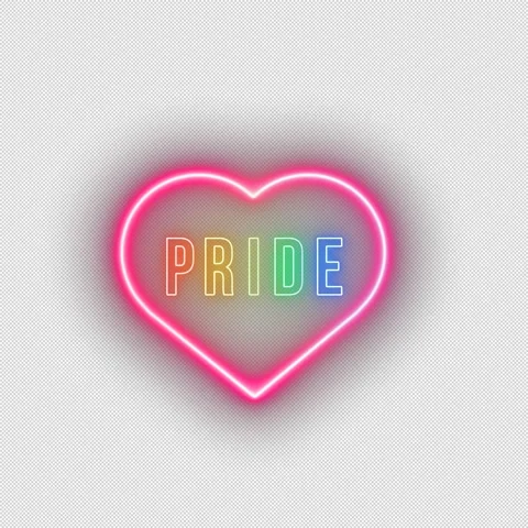 LGBTQ+ Pride Heart Stock Footage 276440003