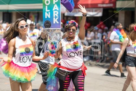 LGBTQ Pride Parade 2018 Stock Photos