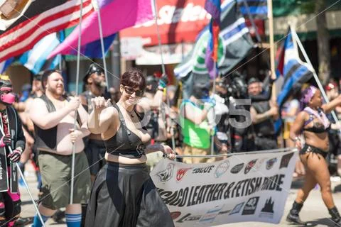 LGBTQ Pride Parade 2018 Stock Photos