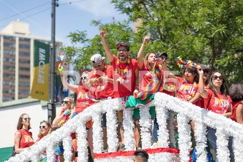 LGBTQ Pride Parade 2018 Stock Photos