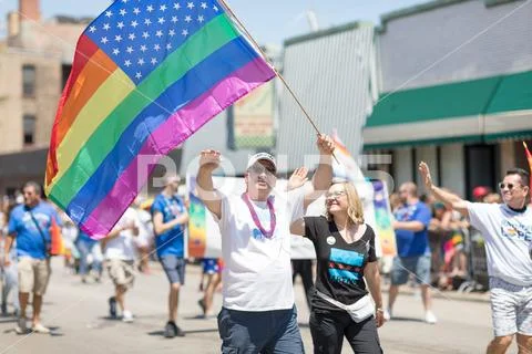 LGBTQ Pride Parade 2018 Stock Photos