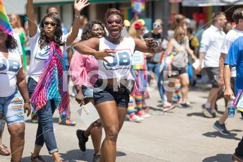 LGBTQ Pride Parade 2018 Stock Photos