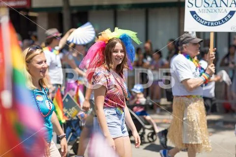 LGBTQ Pride Parade 2018 Stock Photos