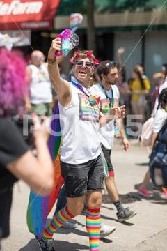 LGBTQ Pride Parade 2018 Stock Photos