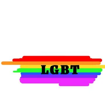 LGTB elements illustration Stock Illustration