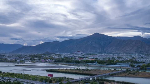 Lhasa Potala Palace Stock Footage 252009780