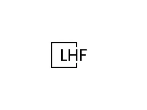 LHF letter initial logo design vector illustration Stock Illustration