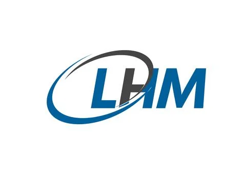 LHM letter creative modern elegant logo design Stock Illustration