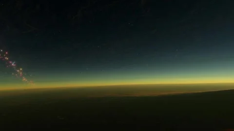 LHS 1903 b (Exoplanet) - Alien Sunset and Volcanic Landscape 4K 60fps Vídeos de archivo 340198286