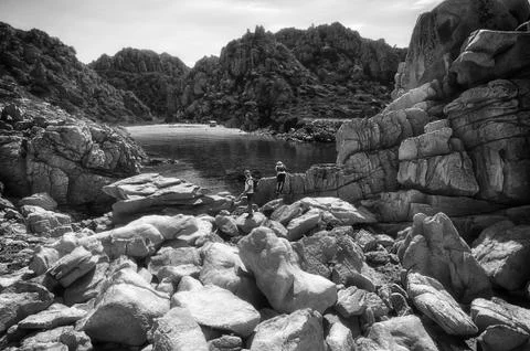 Li Cossi Bay Costa Paradiso Sardinia island Italy Foto stock