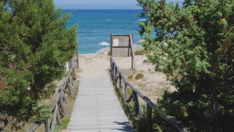 Li feruli beach near Trinit d'Agulti and Vignola, Sardinia - Italy. To access Stock-Footage 138896167