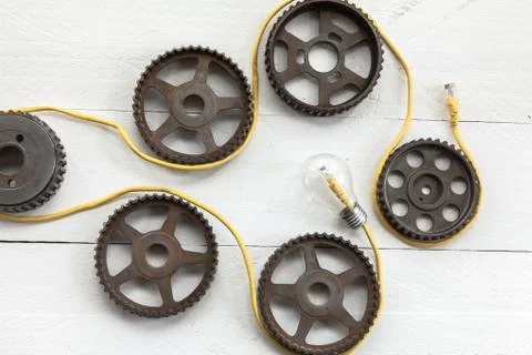 Li Fi Bulb engine Stock Photos