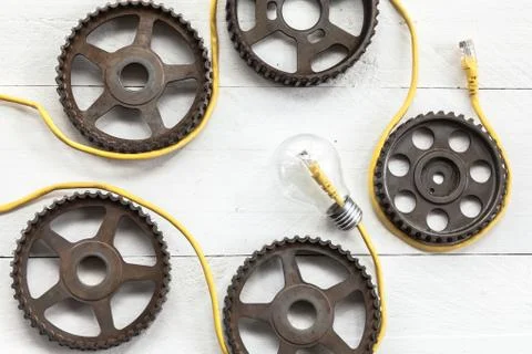 Li Fi Bulb engine Stock Photos