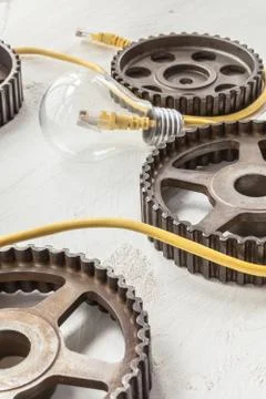 Li Fi Bulb engine Stock Photos