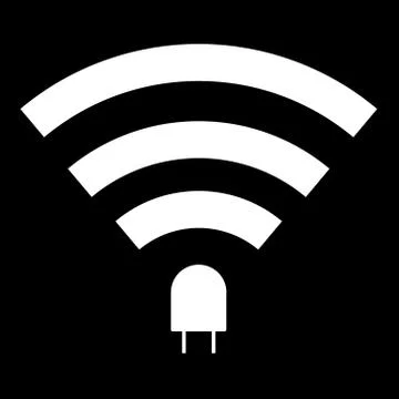 Li-Fi High Speed Wireless connection Illustrazione stock