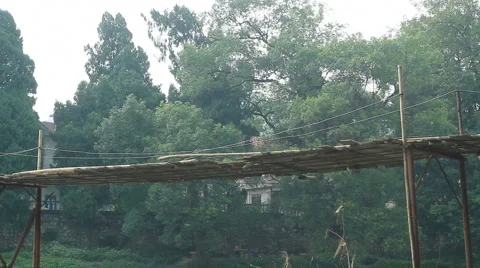 Li River bridge, Guilin 01 Stock Footage 4885679
