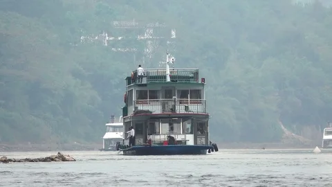 Li River Ferry Cruise Stock Footage 69907512