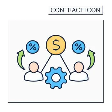 Liability color icon Stock Illustration