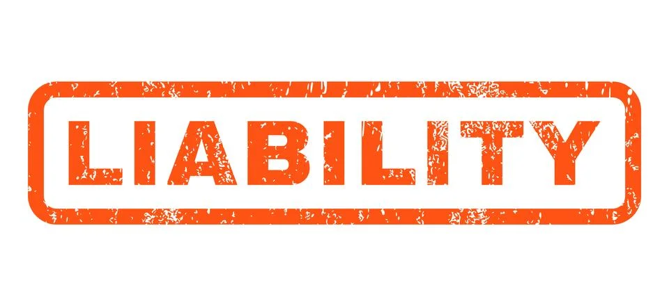 Liability Rubber Stamp Stock Illustration
