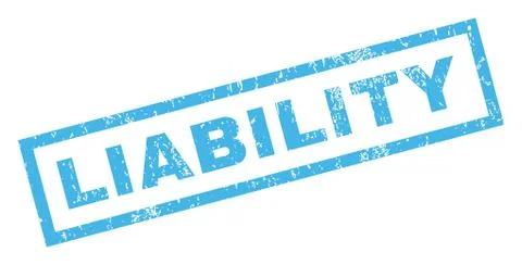 Liability Rubber Stamp Stock Illustration
