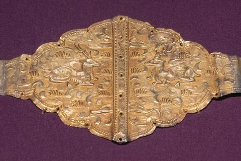 Liao Dynasty deer patterned arrow shaped ornament Foto stock