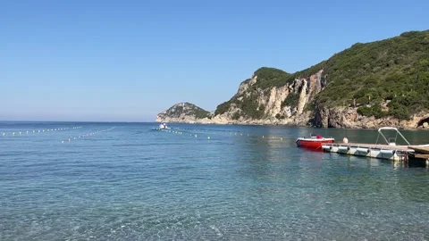 Liapades Beach, Corfu Greece Stock Footage 209222853