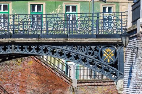 Liars bridge in Sibiu Stock Photos