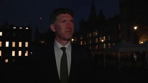 Lib Dems' Edward Morello criticises 'botched' Budget  Stock Footage 321830633