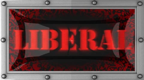 Liberal on led Stock Footage 8760044