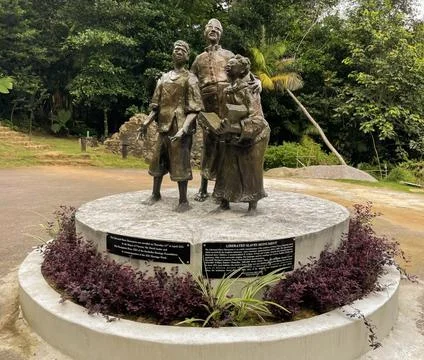 Liberal slave monument Stock Photos