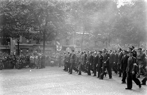 Liberation of Paris 스톡 사진