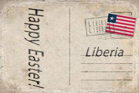 Liberia Easter Celebration Background Stock Illustration