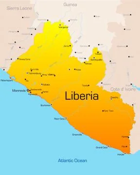 Liberia Stock Illustration