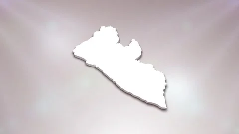 Liberia Map Intro Stock Footage 241982112