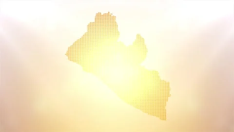 Liberia Map Opener Stock Footage 247893537