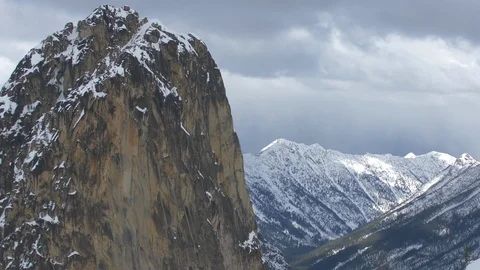 Liberty Bell mountain close up Video stock 120059081
