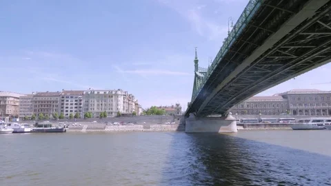 Liberty Bridge, Budapest Stock Footage 83765004
