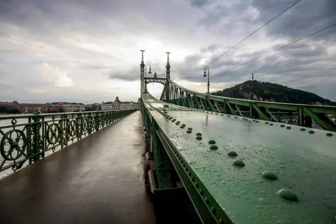 Liberty bridge 스톡 사진