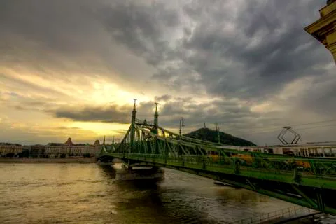 Liberty bridge Stock Photos
