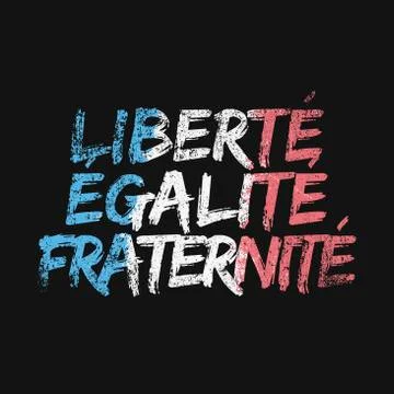 Liberty Equality Fraternity Stock Illustration